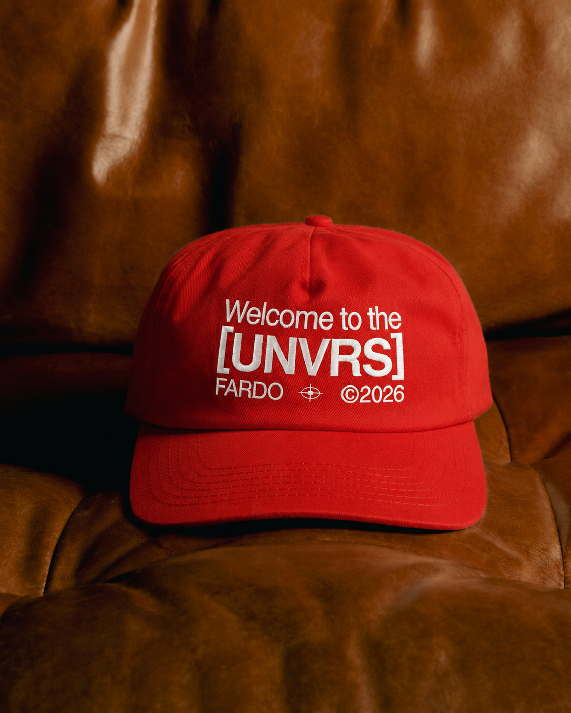 [𝗣𝗥𝗘𝗩𝗘𝗡𝗧𝗔] Gorra Fardo — Welcome to the [UNVRS].