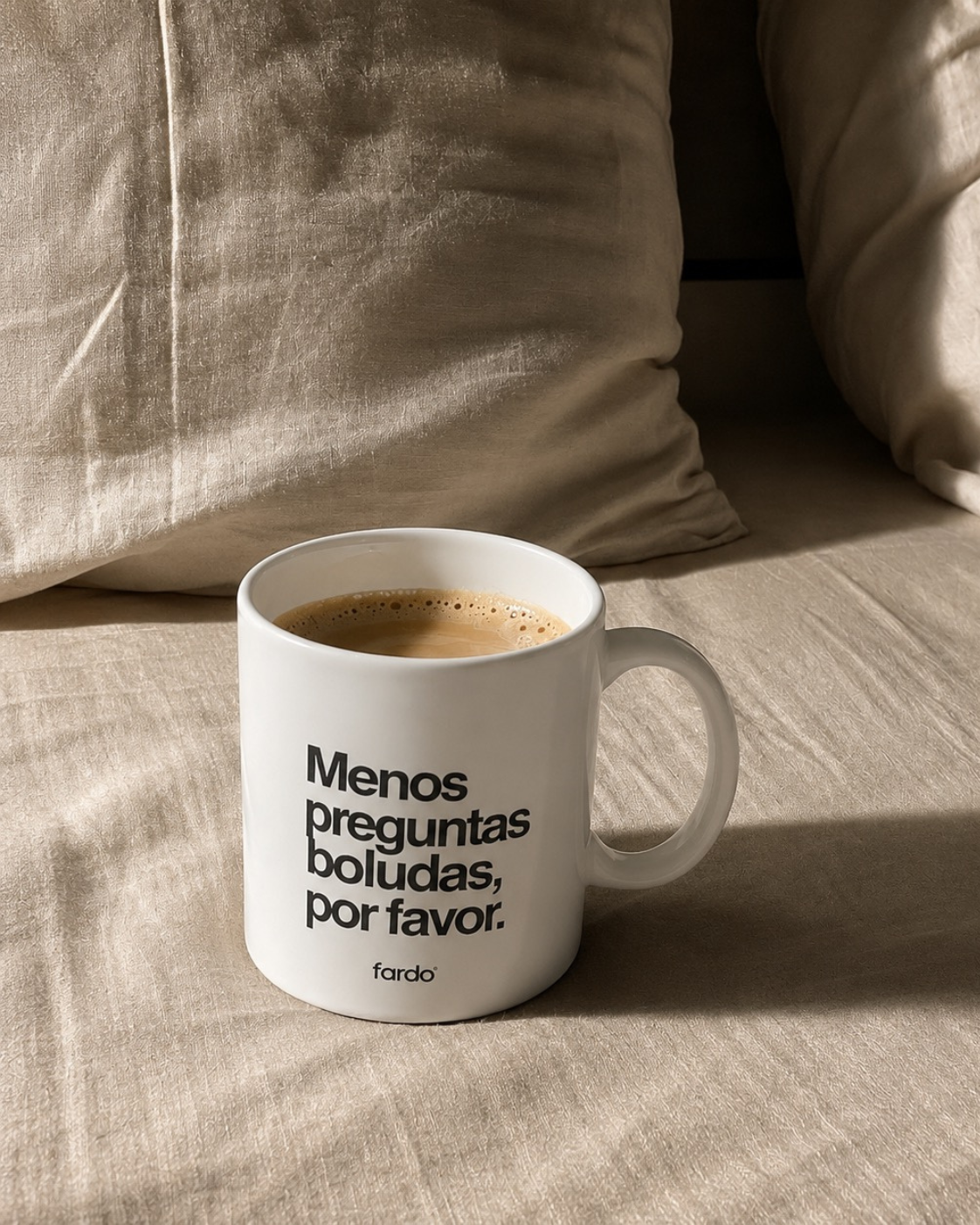 [𝗣𝗥𝗘𝗩𝗘𝗡𝗧𝗔] Taza Fardo — Menos preguntas boludas, por favor.